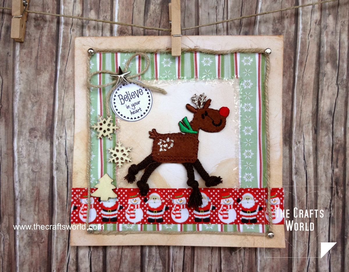 Handmade Christmas Cards reindeer