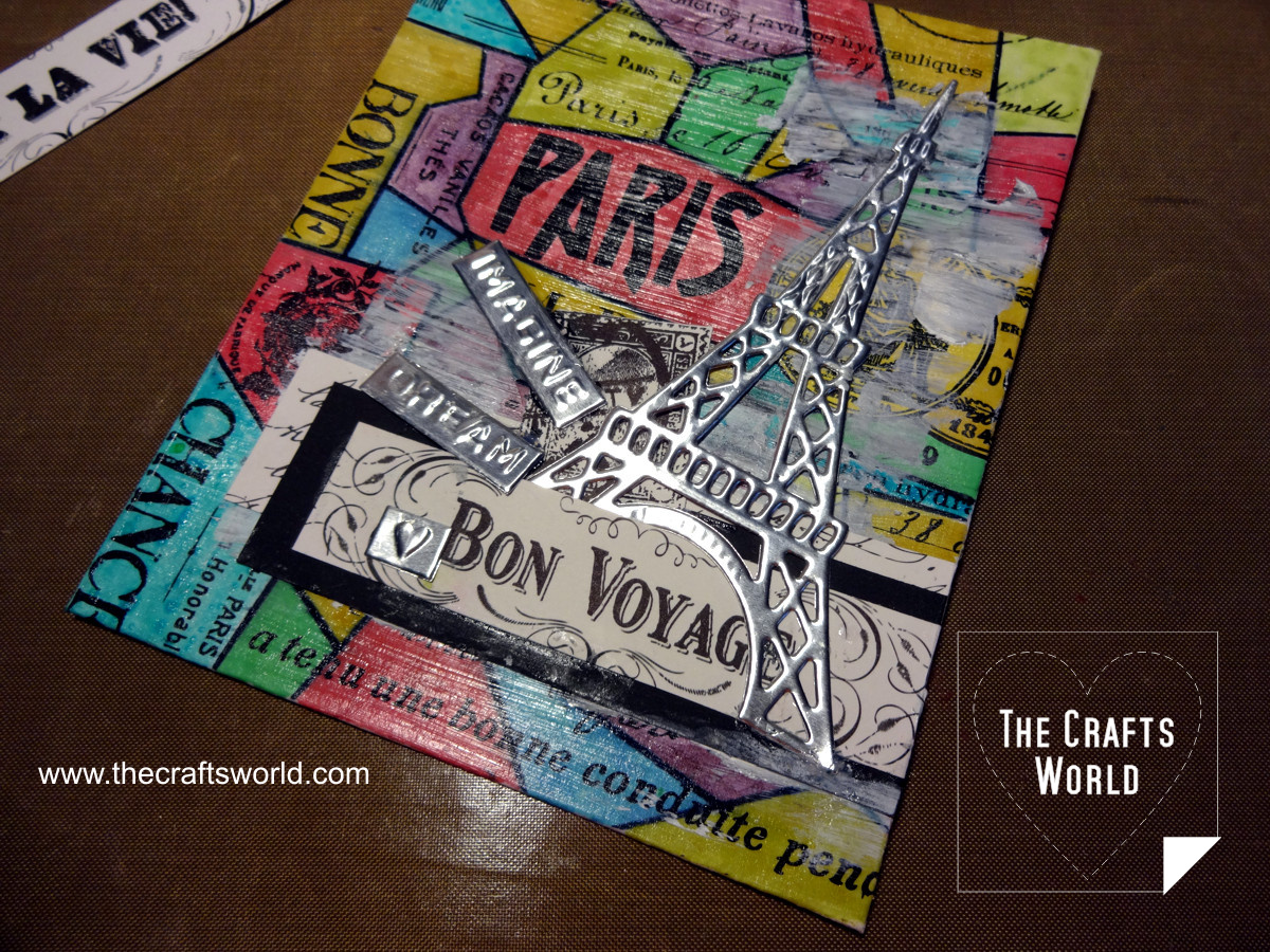 Colorful Paris - handmade notepad 5